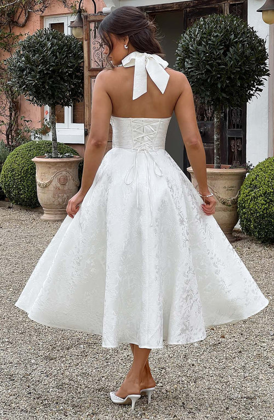 ISLA ROMANCE MIDI DRESS