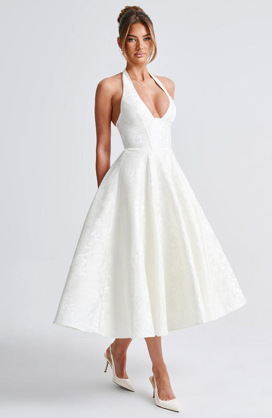 ISLA ROMANCE MIDI DRESS