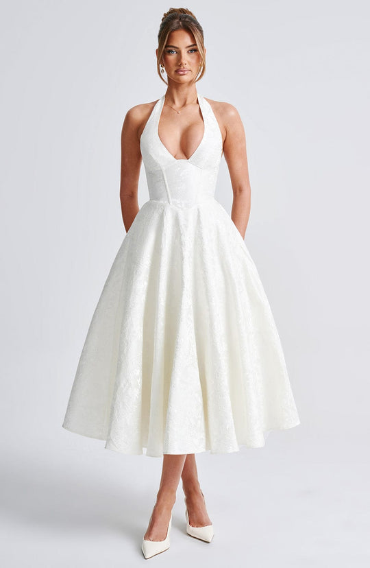 ISLA ROMANCE MIDI DRESS