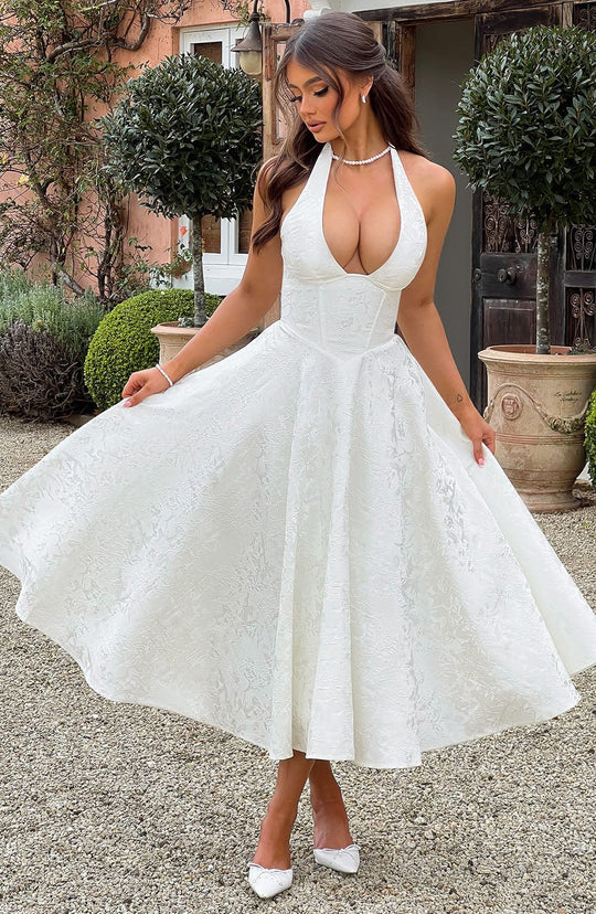 ISLA ROMANCE MIDI DRESS