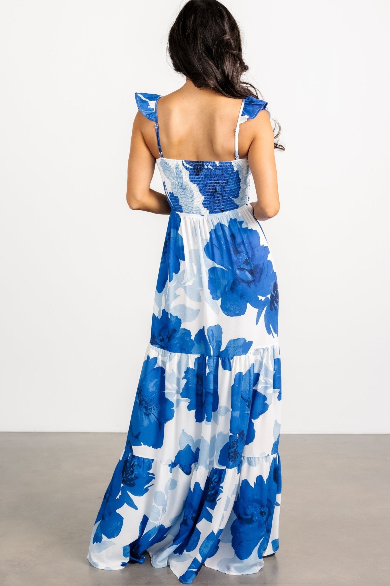 AZURE BLOOM MAXI DRESS