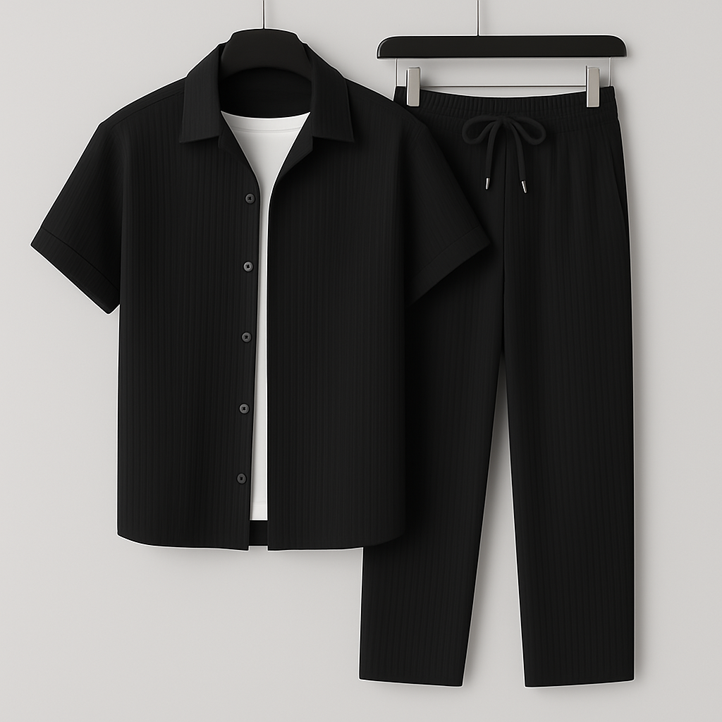 SIENNA LINEN BLEND TWO-PIECE SET