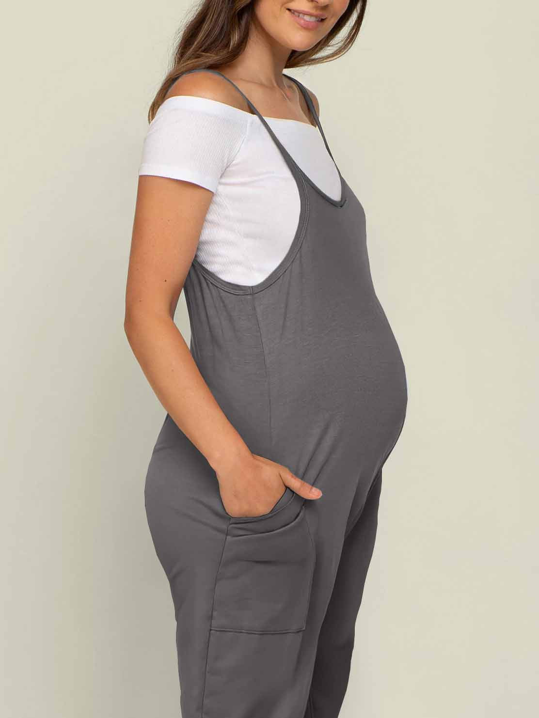 SERENITY MATERNITY JUMPSUIT