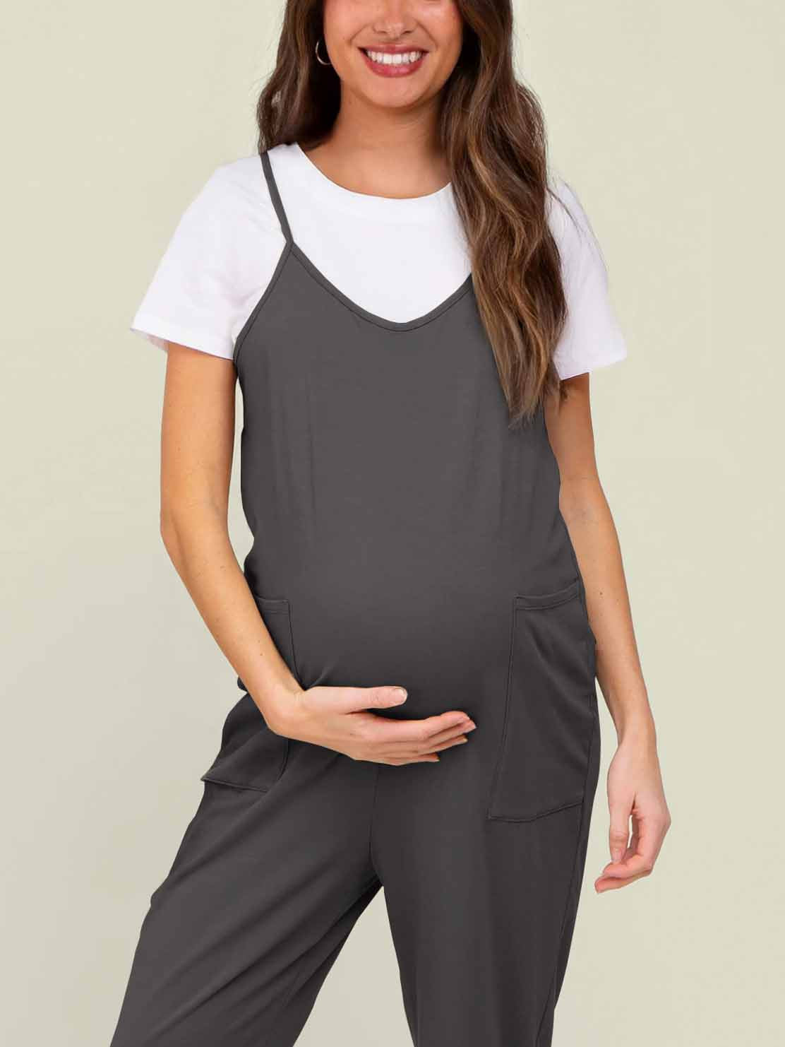 SERENITY MATERNITY JUMPSUIT