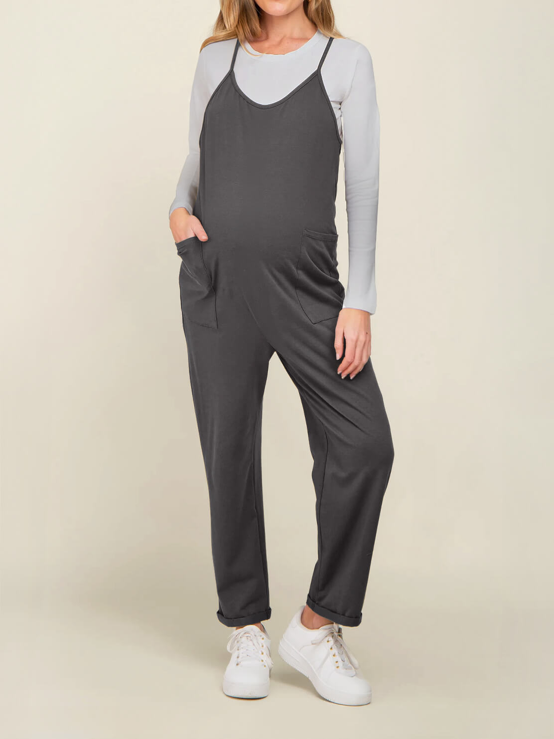 SERENITY MATERNITY JUMPSUIT