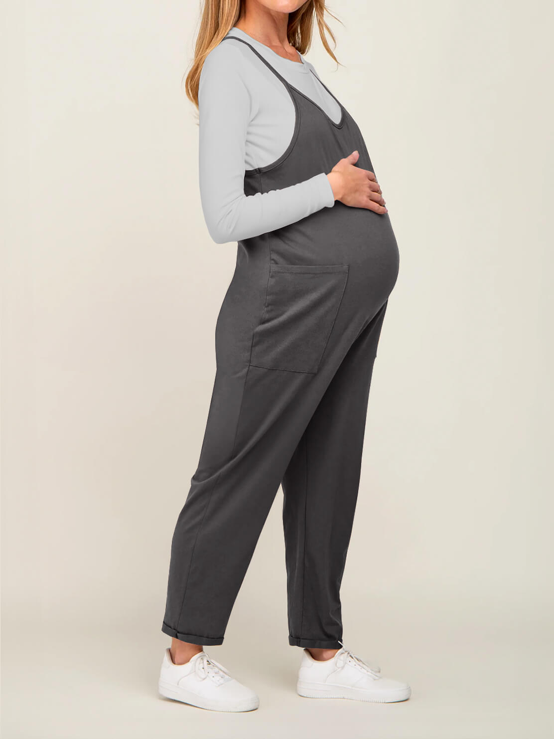SERENITY MATERNITY JUMPSUIT