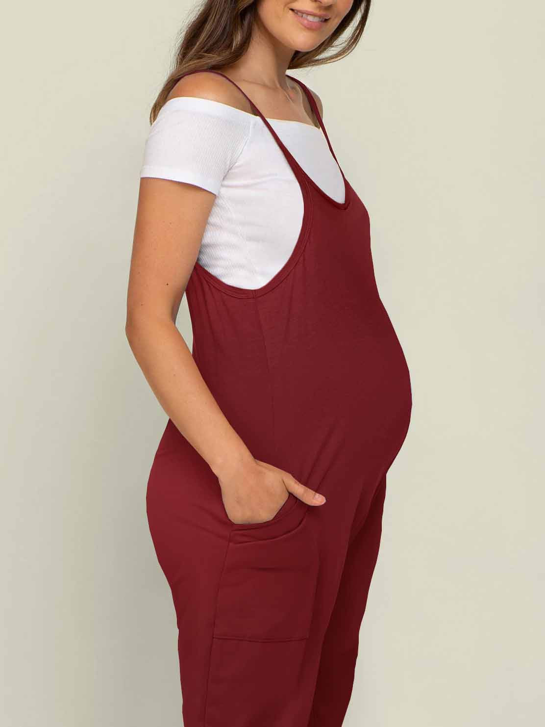 SERENITY MATERNITY JUMPSUIT