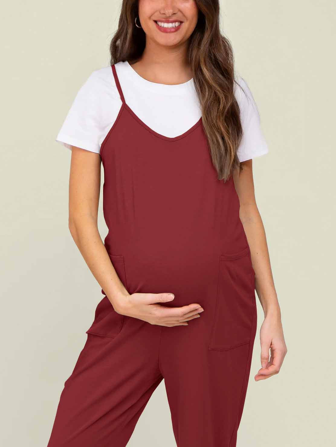 SERENITY MATERNITY JUMPSUIT