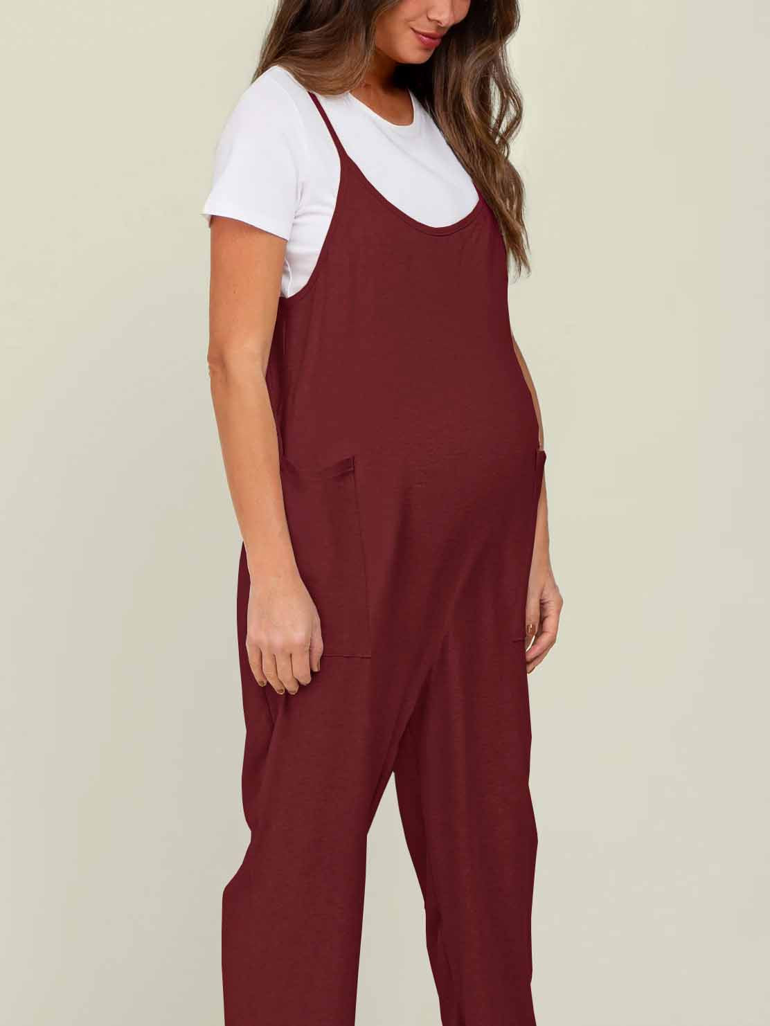 SERENITY MATERNITY JUMPSUIT