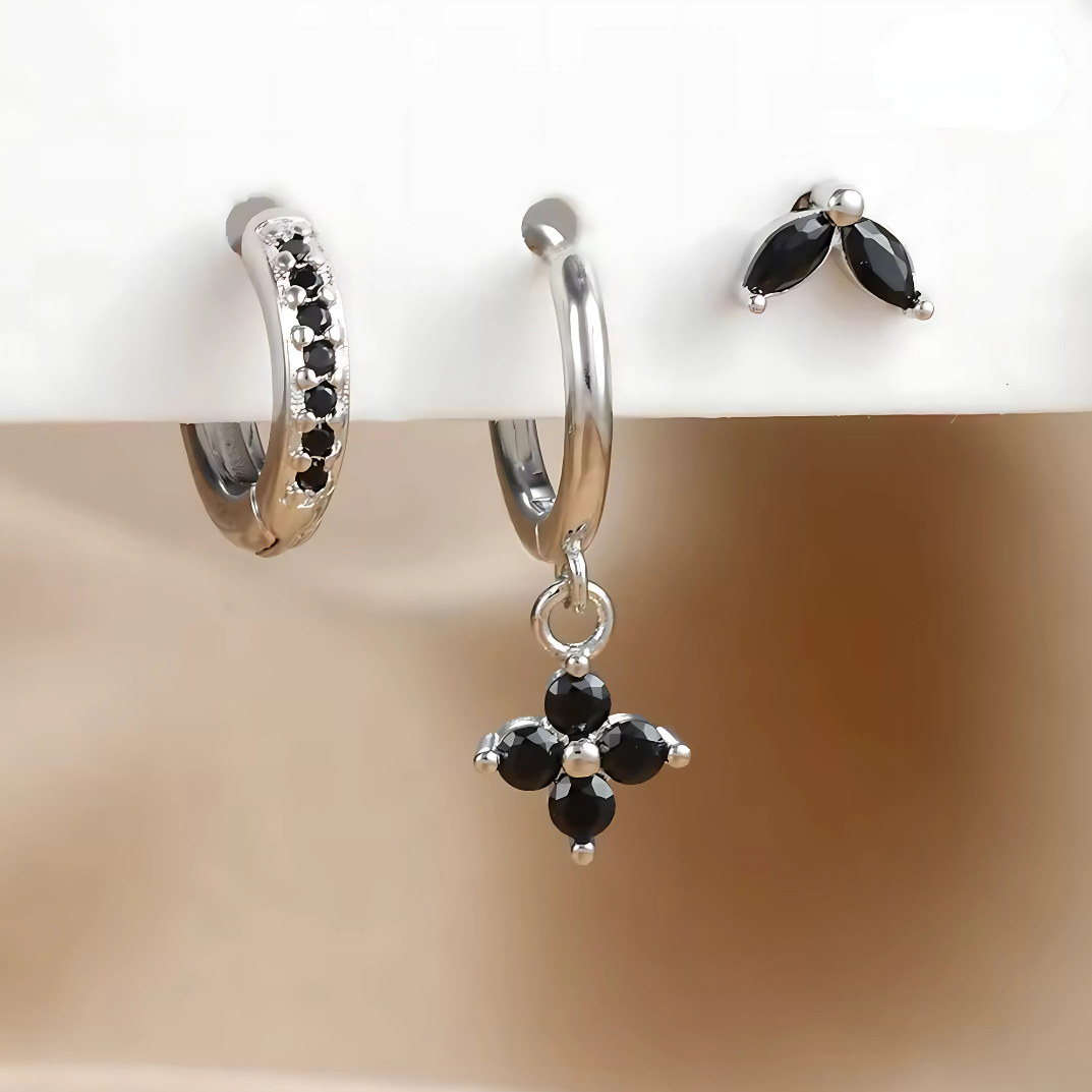 LUNA EARRING TRIO SET