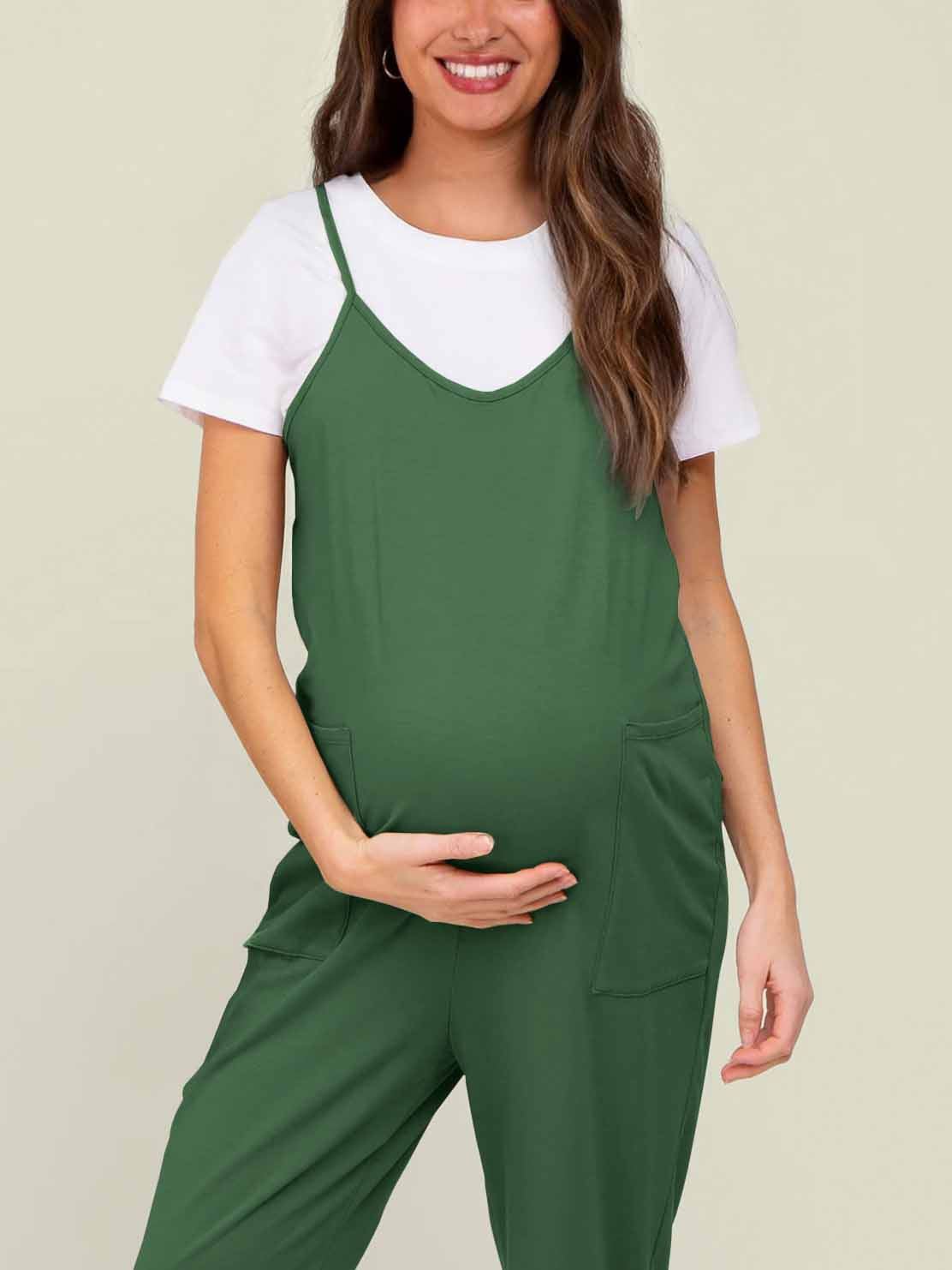 SERENITY MATERNITY JUMPSUIT