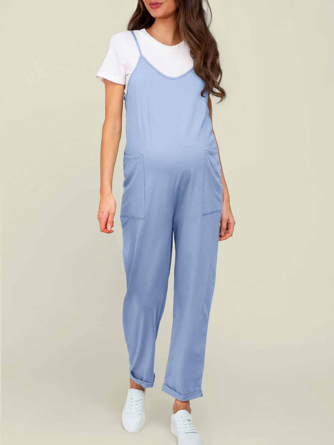 SERENITY MATERNITY JUMPSUIT