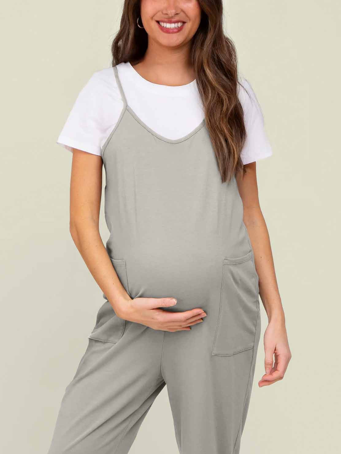 SERENITY MATERNITY JUMPSUIT