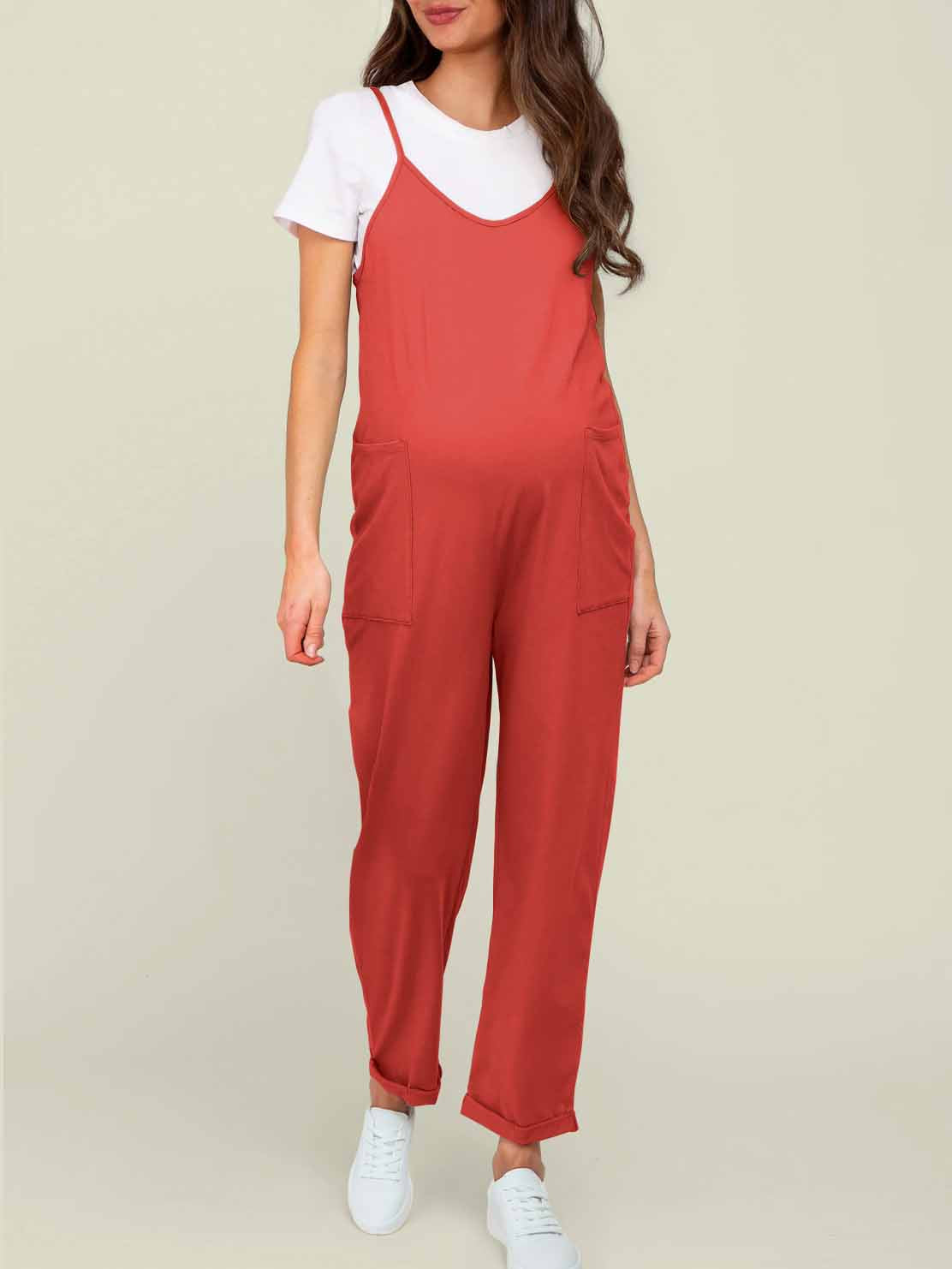 SERENITY MATERNITY JUMPSUIT