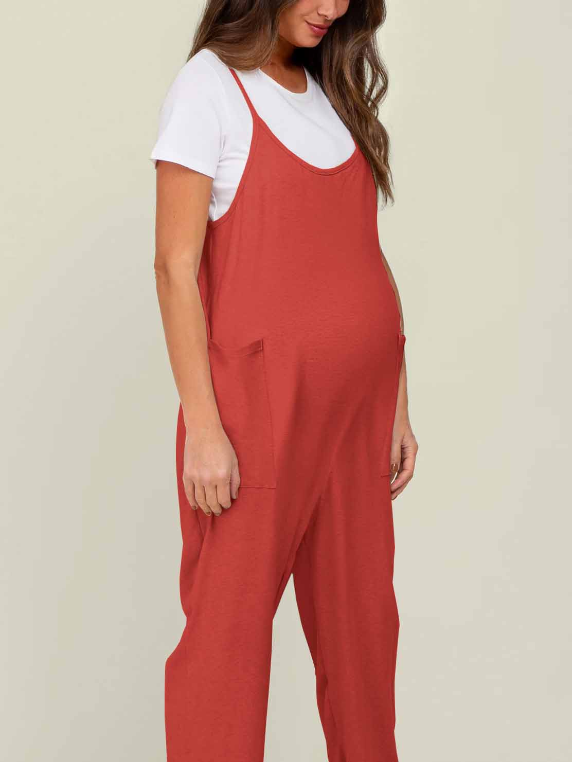 SERENITY MATERNITY JUMPSUIT