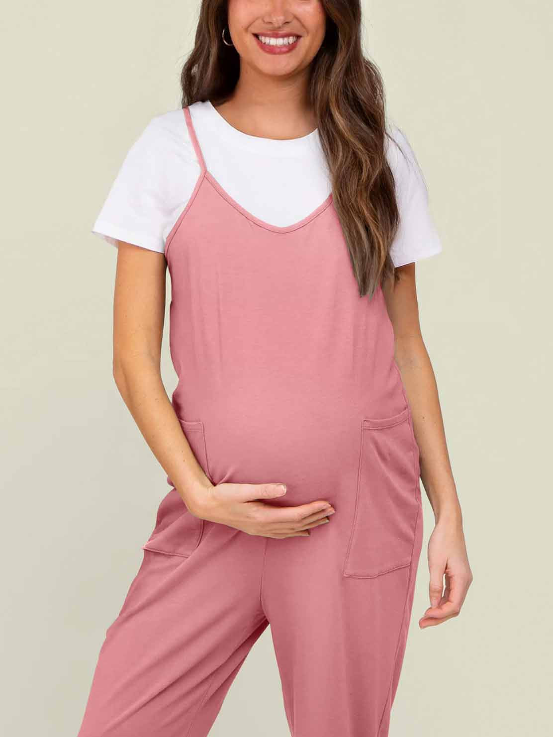 SERENITY MATERNITY JUMPSUIT