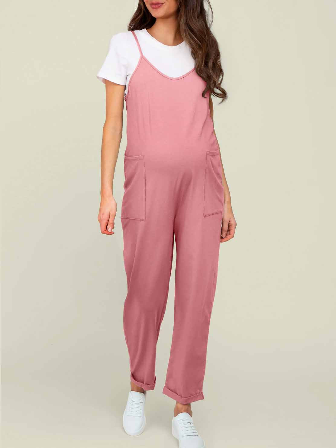 SERENITY MATERNITY JUMPSUIT