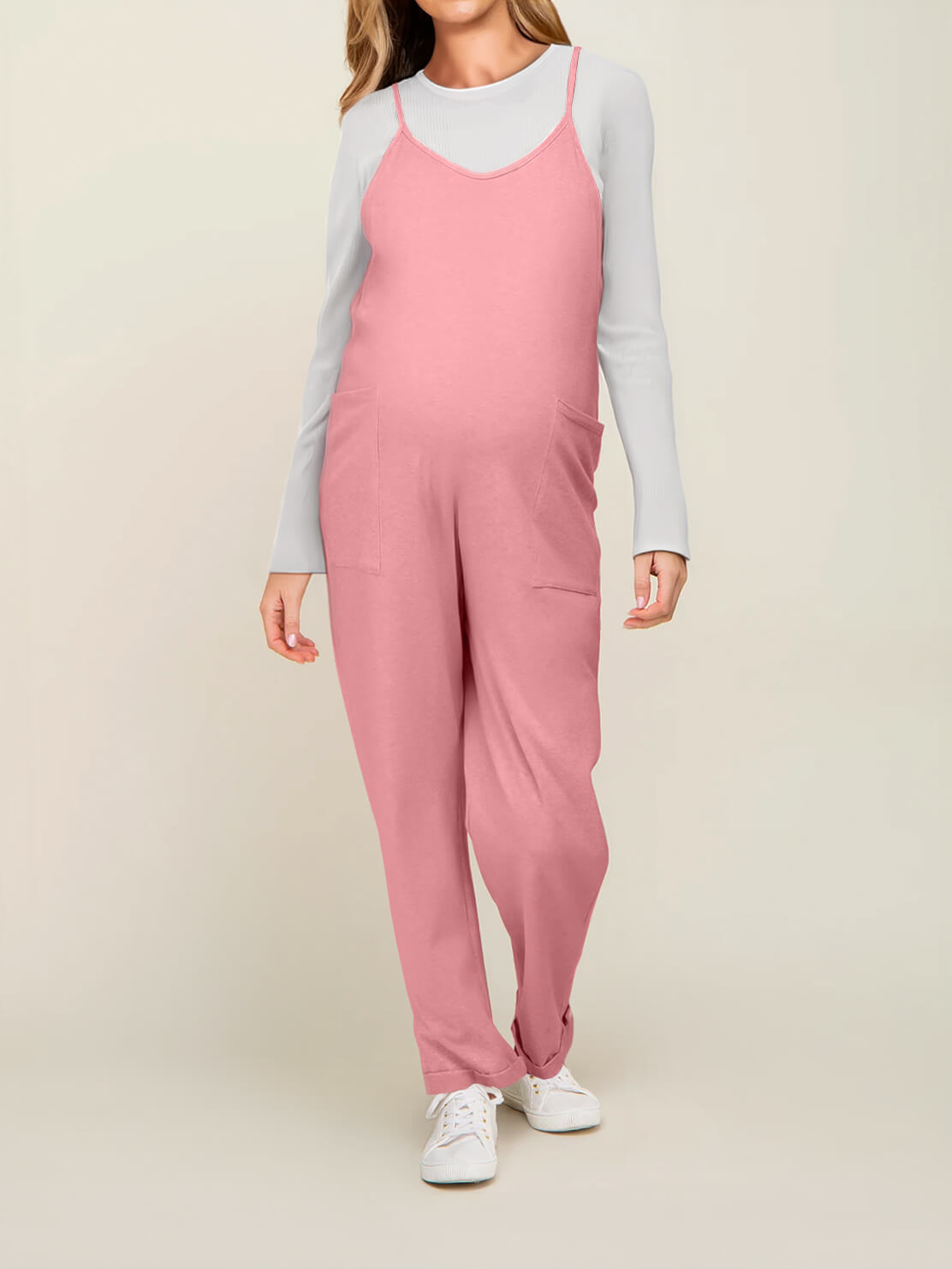 SERENITY MATERNITY JUMPSUIT
