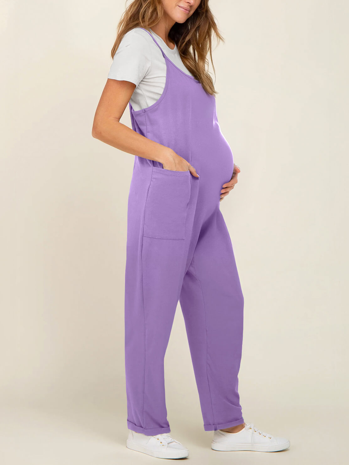 SERENITY MATERNITY JUMPSUIT