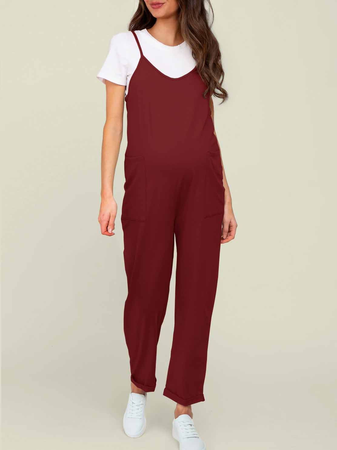 SERENITY MATERNITY JUMPSUIT
