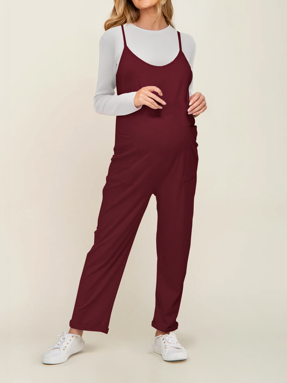 SERENITY MATERNITY JUMPSUIT