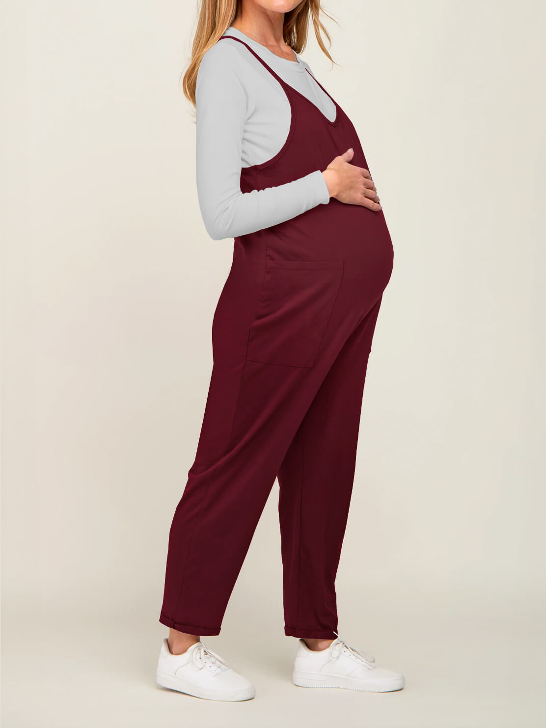 SERENITY MATERNITY JUMPSUIT