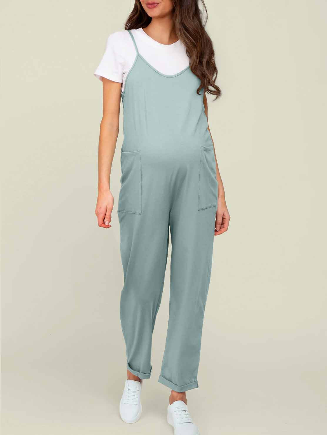 SERENITY MATERNITY JUMPSUIT