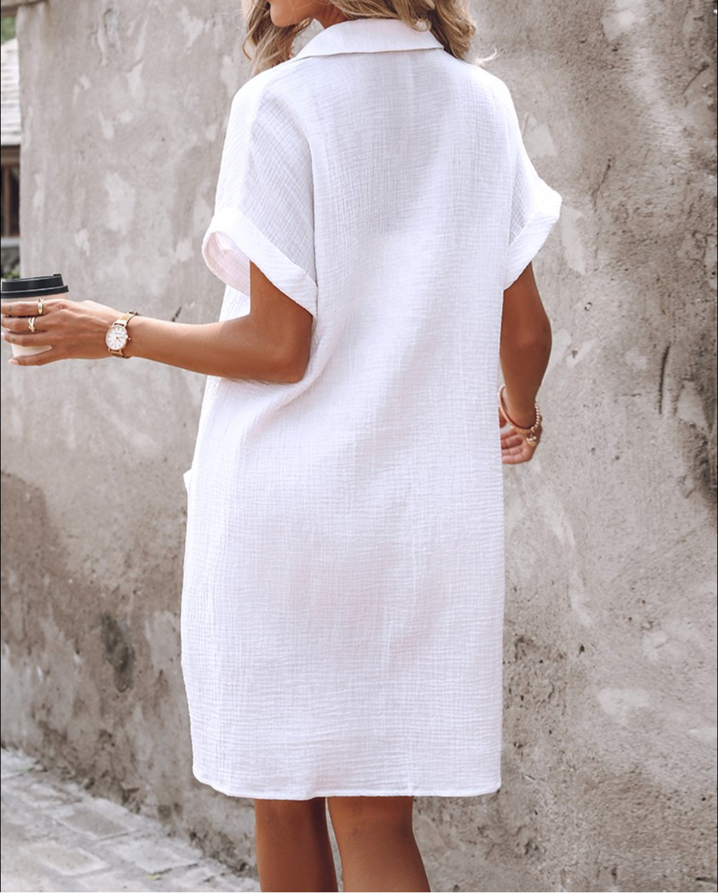 SOMERSET LINEN SHIRT DRESS
