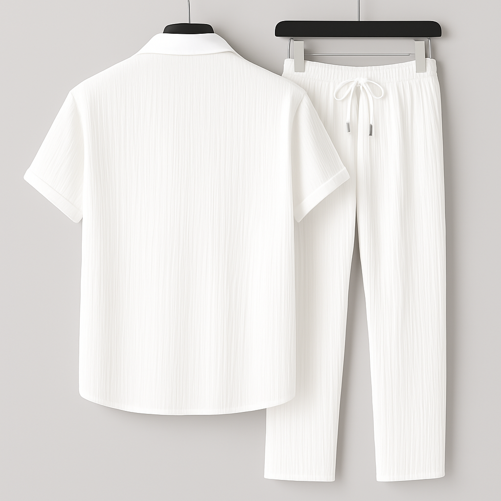 SIENNA LINEN BLEND TWO-PIECE SET