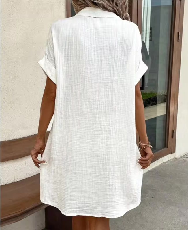 SOMERSET LINEN SHIRT DRESS
