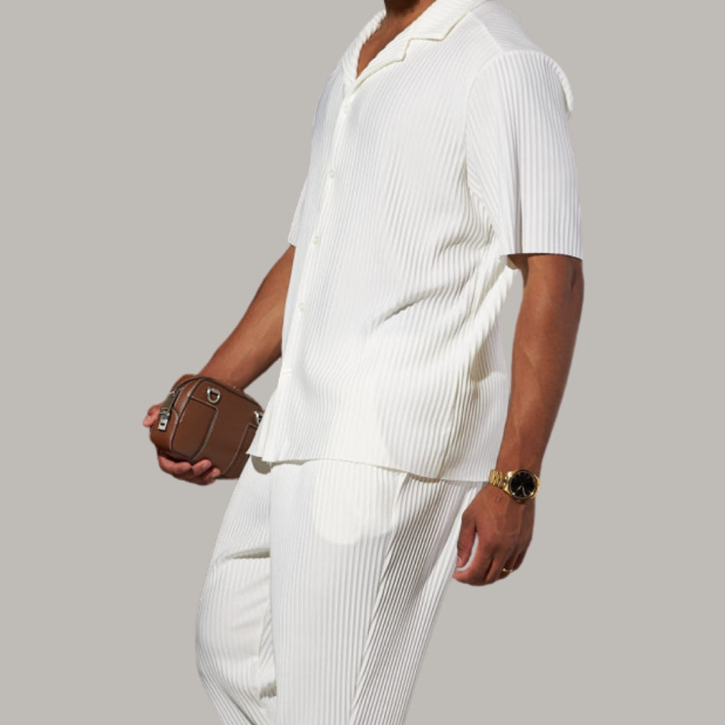 SIENNA LINEN BLEND TWO-PIECE SET