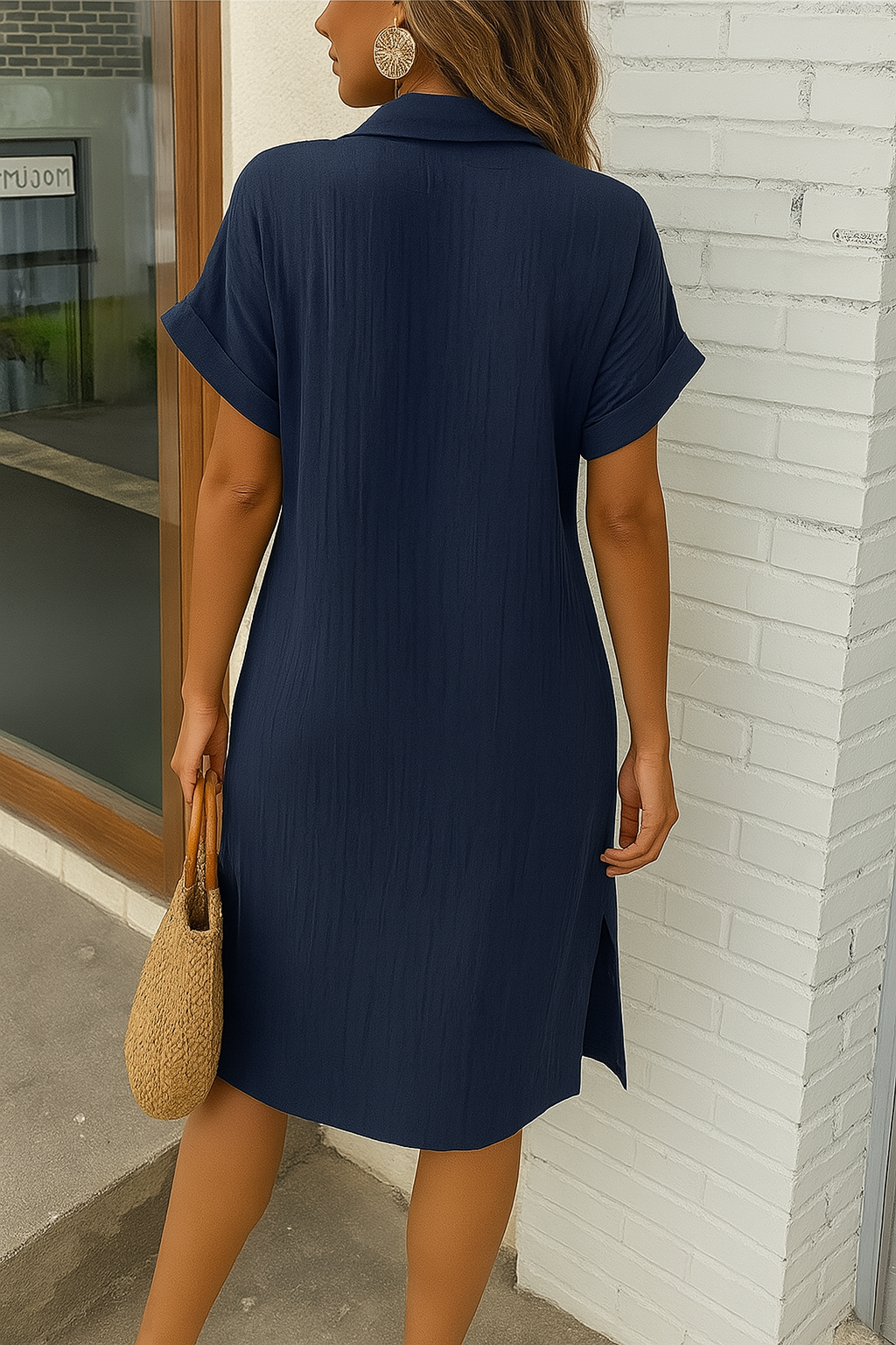 SOMERSET LINEN SHIRT DRESS