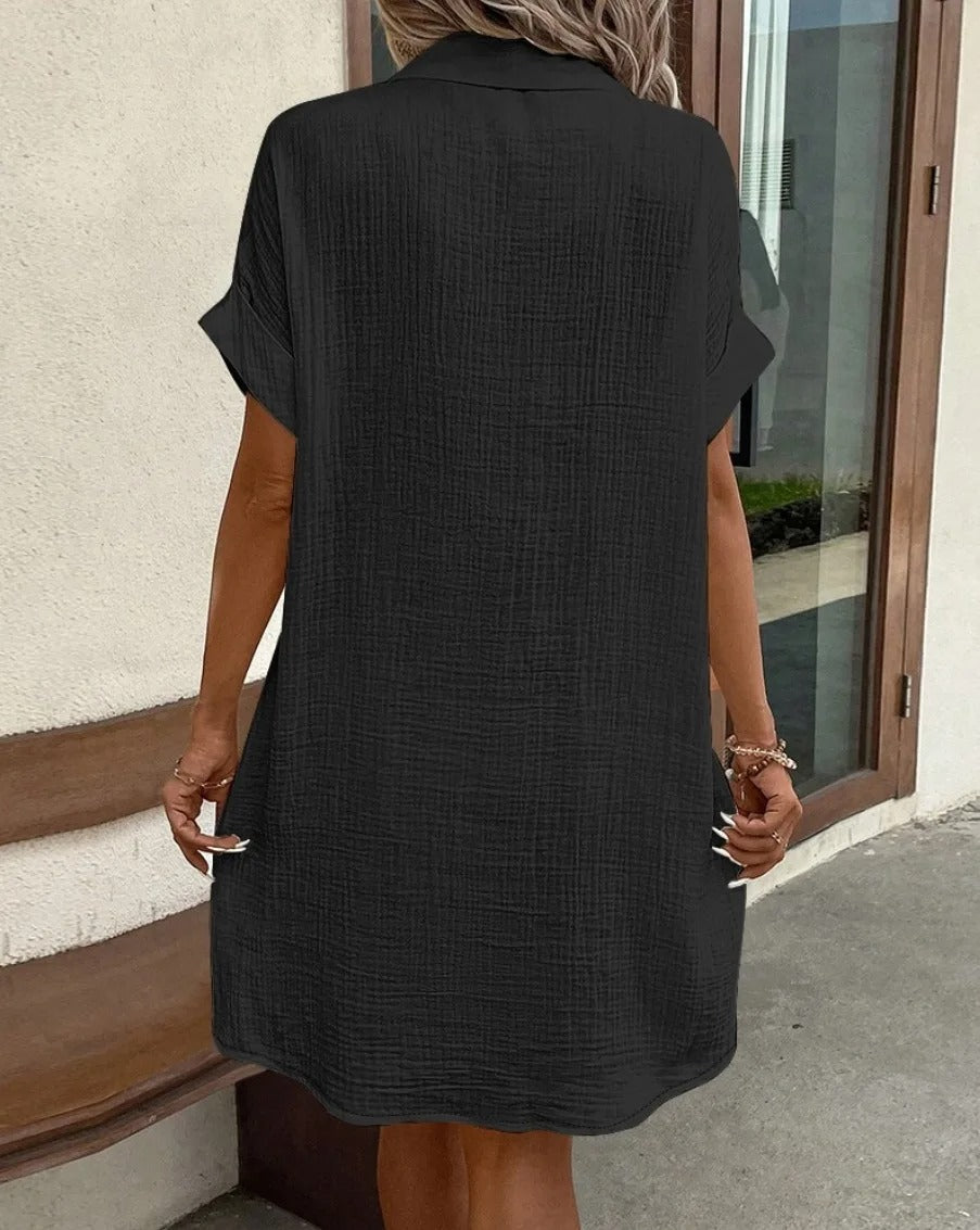 SOMERSET LINEN SHIRT DRESS