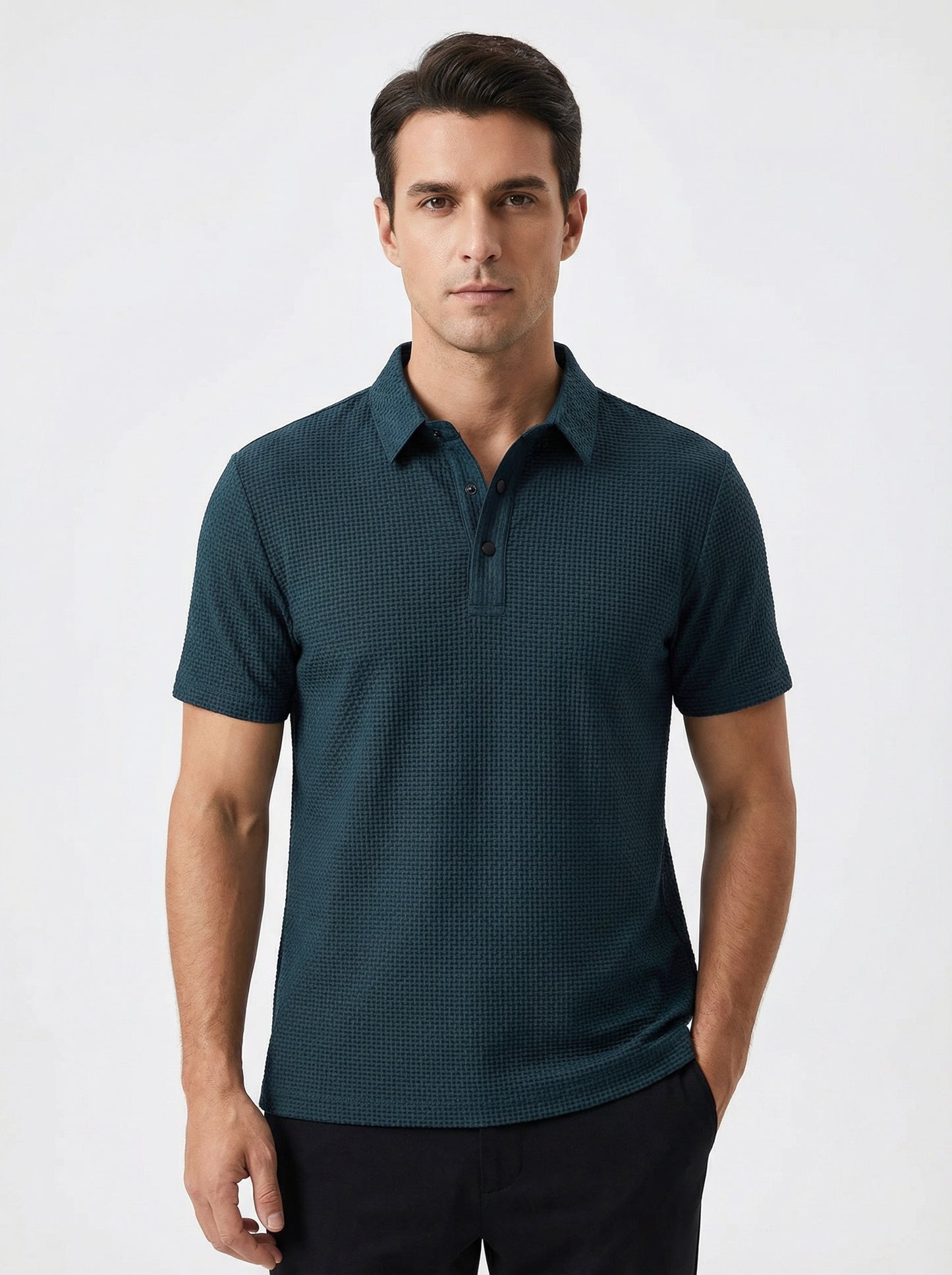 SIENA WEAVE POLO SHIRT