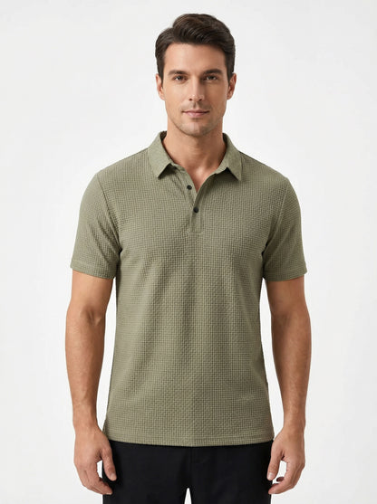 SIENA WEAVE POLO SHIRT