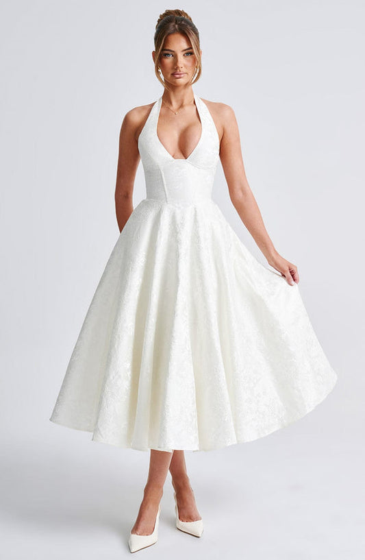 ISLA ROMANCE MIDI DRESS