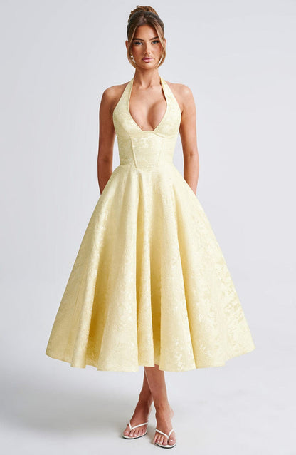 ISLA ROMANCE MIDI DRESS