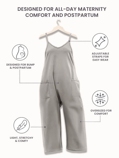 SERENITY MATERNITY JUMPSUIT