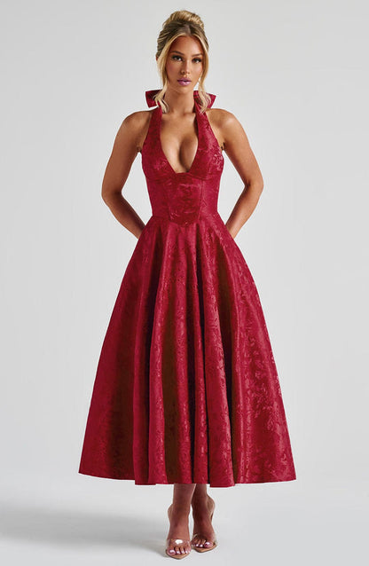 ISLA ROMANCE MIDI DRESS