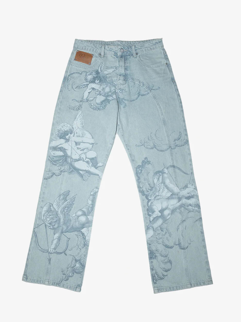 AMOUR WASHED BAGGY JEANS