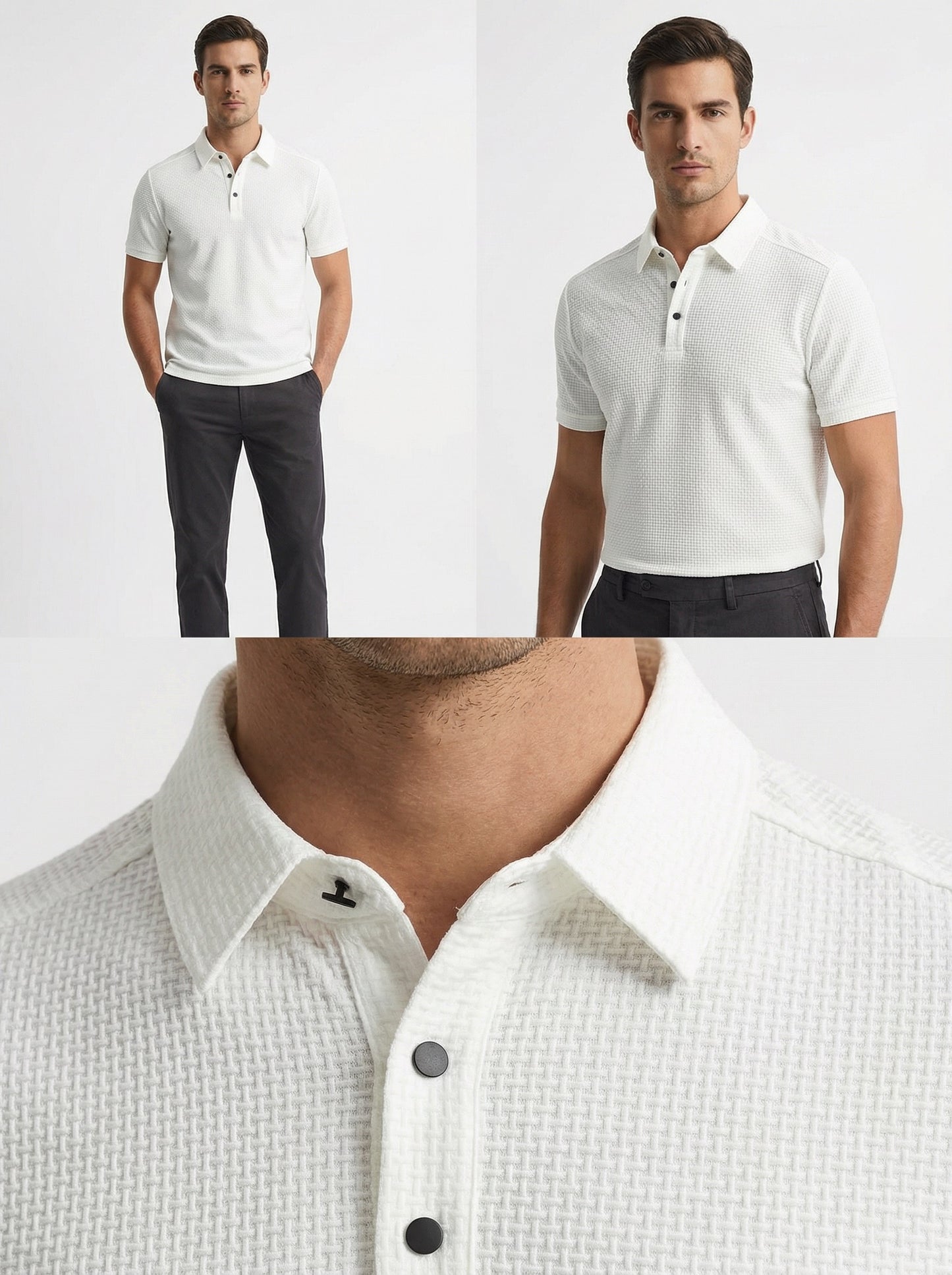 SIENA WEAVE POLO SHIRT