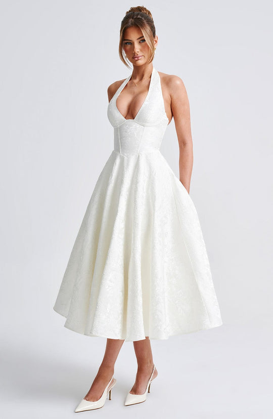 ISLA ROMANCE MIDI DRESS