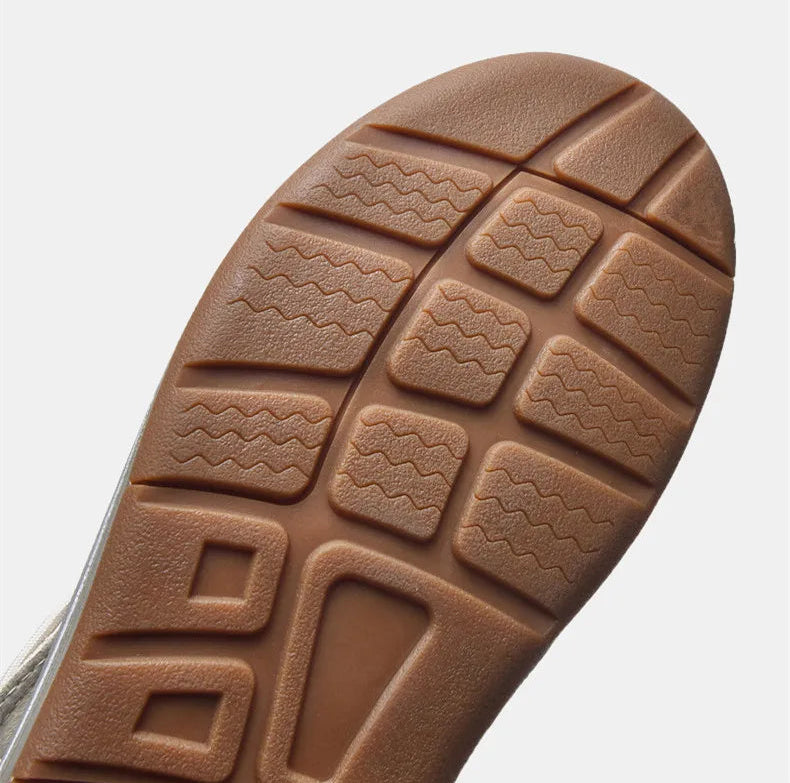 Close-up of a non-slip wear-resistant sole 