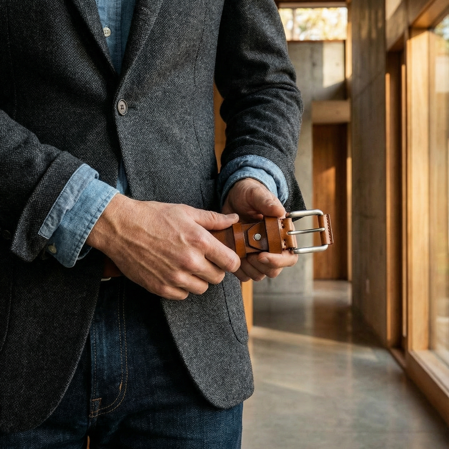 BRISTOL LEATHER BELT