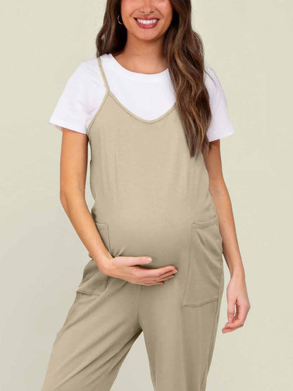 SERENITY MATERNITY JUMPSUIT
