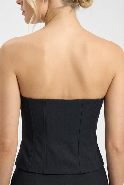 SCULPT STRAPLESS CUTOUT BUSTIER