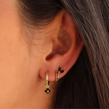 LUNA EARRING TRIO SET