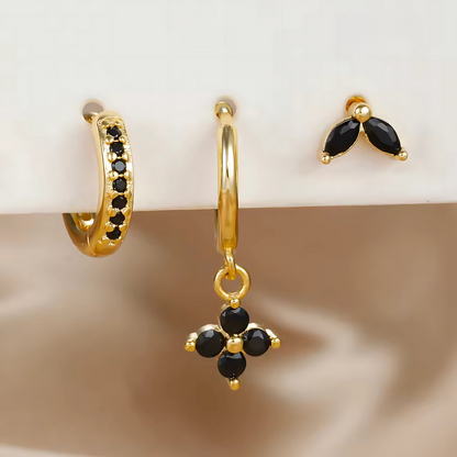 LUNA EARRING TRIO SET