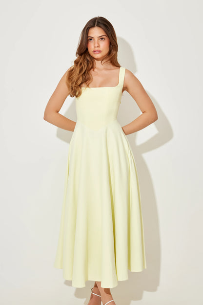 Serene Muse Midi Dress