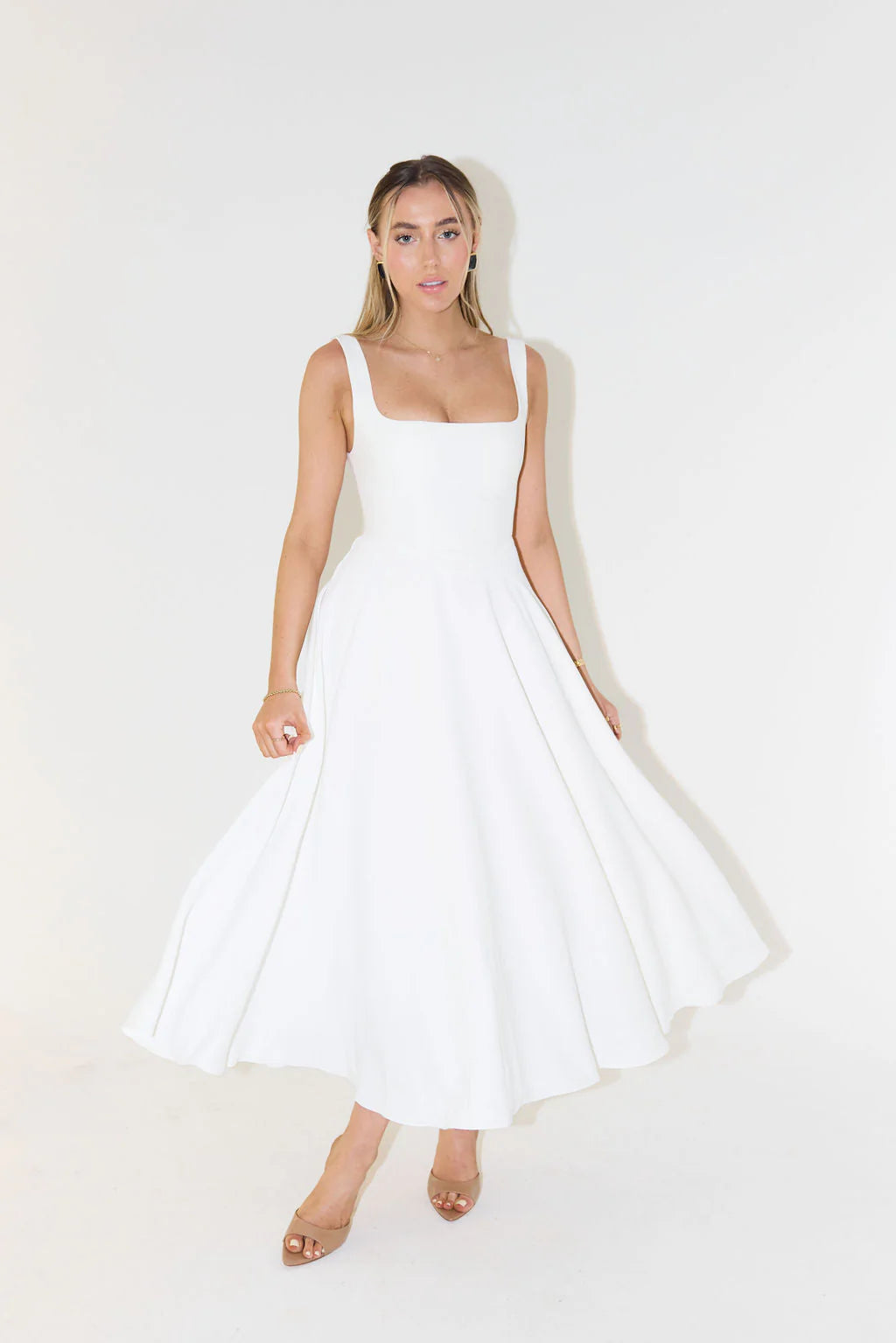 Serene Muse Midi Dress